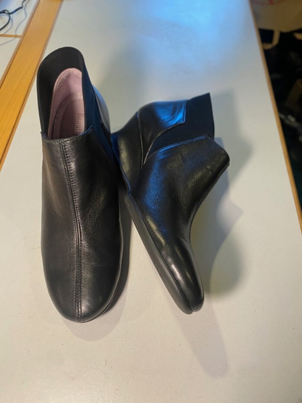 BeautiFeel - Size 7.5 US - EU 38 - Women's Ankle Boots Black Leather